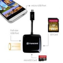 LECTOR TARJETAS MEMORIA TRANSCEND MICRO USB