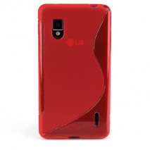 Funda Mooster LG Optimus G / E973 roja tpu