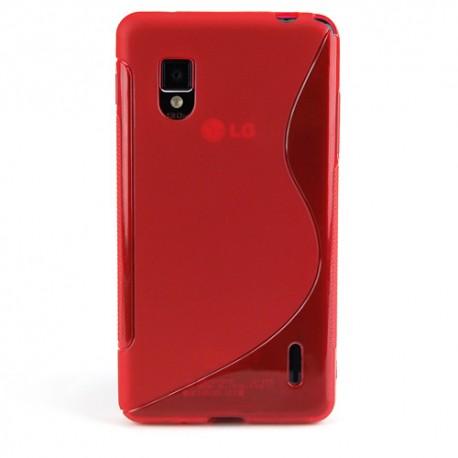 Funda Mooster LG Optimus G / E973 roja tpu