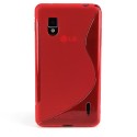 Funda Mooster LG Optimus G / E973 roja tpu