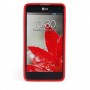 Funda Mooster LG Optimus G / E973 roja tpu