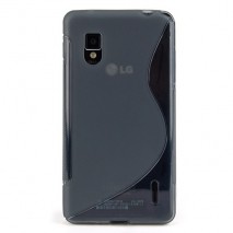 Funda Mooster LG Optimus G / E973 gris tpu