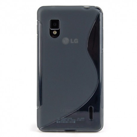 Funda Mooster LG Optimus G / E973 gris tpu