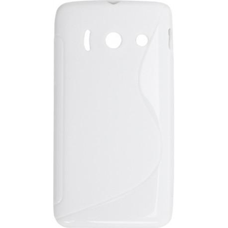 Funda Mooster Huawei Y300 blanca tpu