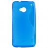 Funda Mooster HTC One M7 azul tpu