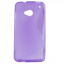 Funda Mooster HTC One M7 lila tpu