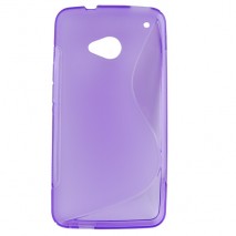 Funda Mooster HTC One M7 lila tpu
