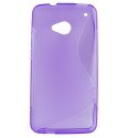 Funda Mooster HTC One M7 lila tpu