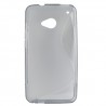 Funda Mooster HTC One M7 gris tpu