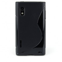 Funda Mooster LG E610 / E612 Optimus L5 negra tpu