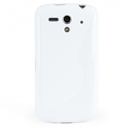 Funda Mooster Huawei Ascend G300 blanca tpu