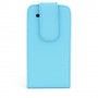 Funda Mooster Huawei Ascend G300 azul celeste de piel slim