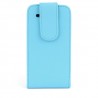 Funda Mooster Huawei Ascend G300 azul celeste de piel slim