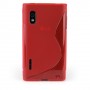 Funda Mooster LG Optimus L5 E610 / E612 roja tpu