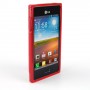 Funda Mooster LG Optimus L5 E610 / E612 roja tpu