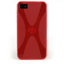 Funda Mooster Blackberry Z10 roja tpu