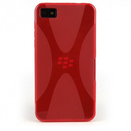 Funda Mooster Blackberry Z10 roja tpu