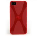 Funda Mooster Blackberry Z10 roja tpu
