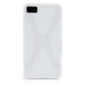 Funda Mooster Blackberry Z10 blanca tpu