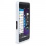 Funda Mooster Blackberry Z10 blanca tpu