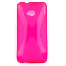 Funda Mooster HTC One M7 fucsia tpu