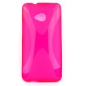 Funda Mooster HTC One M7 fucsia tpu