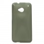 Funda Mooster HTC One M7 gris tpu