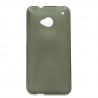 Funda Mooster HTC One M7 gris tpu