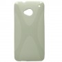 Funda Mooster HTC One M7 blanca tpu