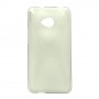 Funda Mooster HTC One M7 transparente tpu
