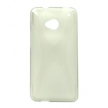 Funda Mooster HTC One M7 transparente tpu
