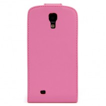 Funda Samsung I9500 galaxy S4 rosa de piel slim Mooster