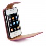 Funda Mooster Samsung Galaxy S5220 fucsia de piel slim