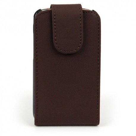 Funda Mooster Samsung Galaxy S5220 marron de piel slim