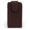 Funda Mooster Samsung Galaxy S5220 marron de piel slim
