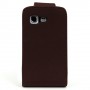 Funda Mooster Samsung Galaxy S5220 marron de piel slim