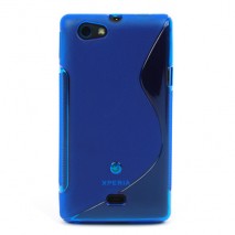 Funda Mooster Sony Xperia miro ST23I azul tpu