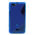 Funda Mooster Sony Xperia miro ST23I azul tpu