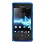 Funda Mooster Sony Xperia miro ST23I azul tpu