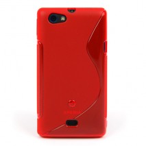 Funda Mooster Sony ST23I Xperia miro roja tpu