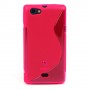 Funda Mooster Sony ST23I Xperia miro rosa tpu