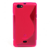 Funda Mooster Sony ST23I Xperia miro rosa tpu
