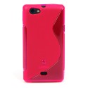 Funda Mooster Sony ST23I Xperia miro rosa tpu