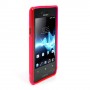Funda Mooster Sony ST23I Xperia miro rosa tpu
