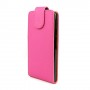 Funda Mooster Huawei Ascend P6 fucsia de piel slim