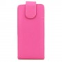 Funda Mooster Huawei Ascend P6 fucsia de piel slim