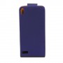 Funda Mooster Huawei Ascend P6 lila de piel slim