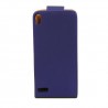 Funda Mooster Huawei Ascend P6 lila de piel slim