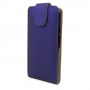 Funda Mooster Huawei Ascend P6 lila de piel slim