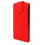 Funda Mooster Huawei Ascend P6 roja de piel slim
